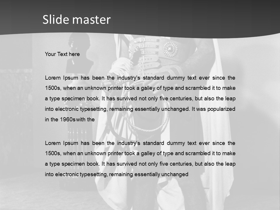 Senator Face Government PowerPoint Template