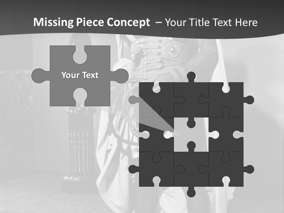 Senator Face Government PowerPoint Template