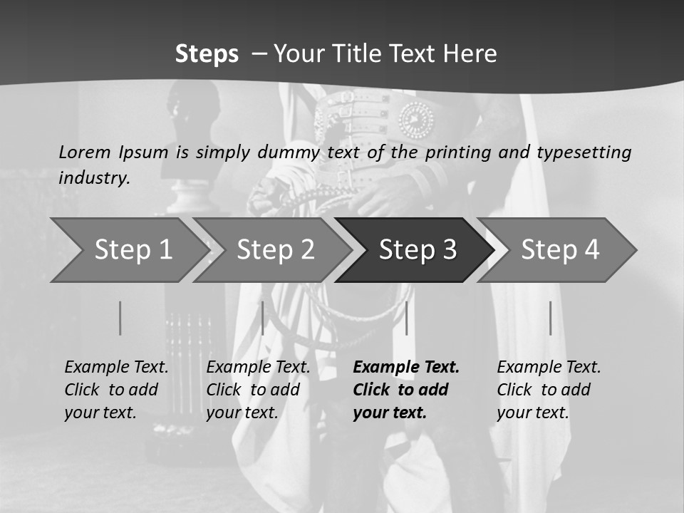 Senator Face Government PowerPoint Template