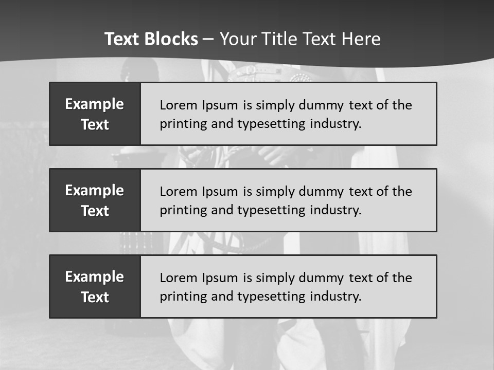 Senator Face Government PowerPoint Template