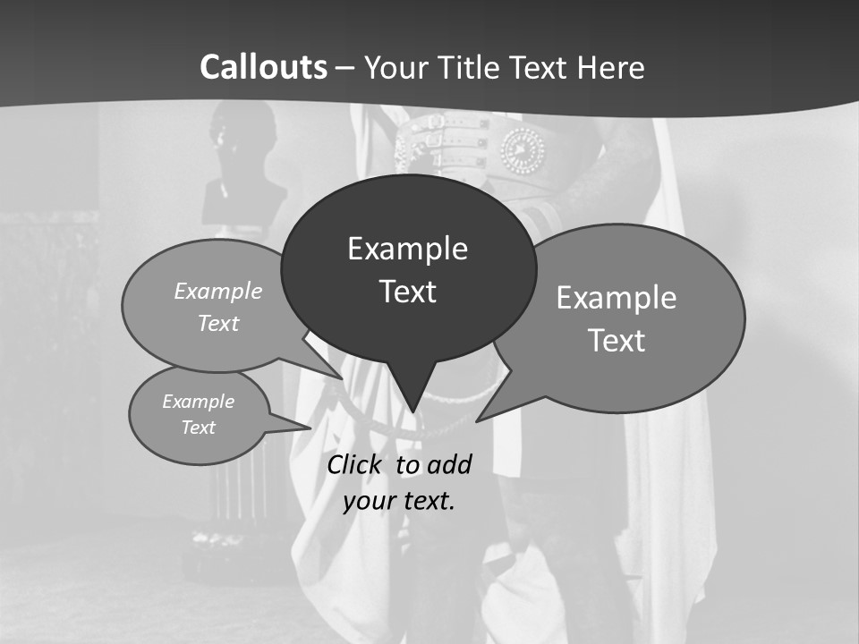 Senator Face Government PowerPoint Template
