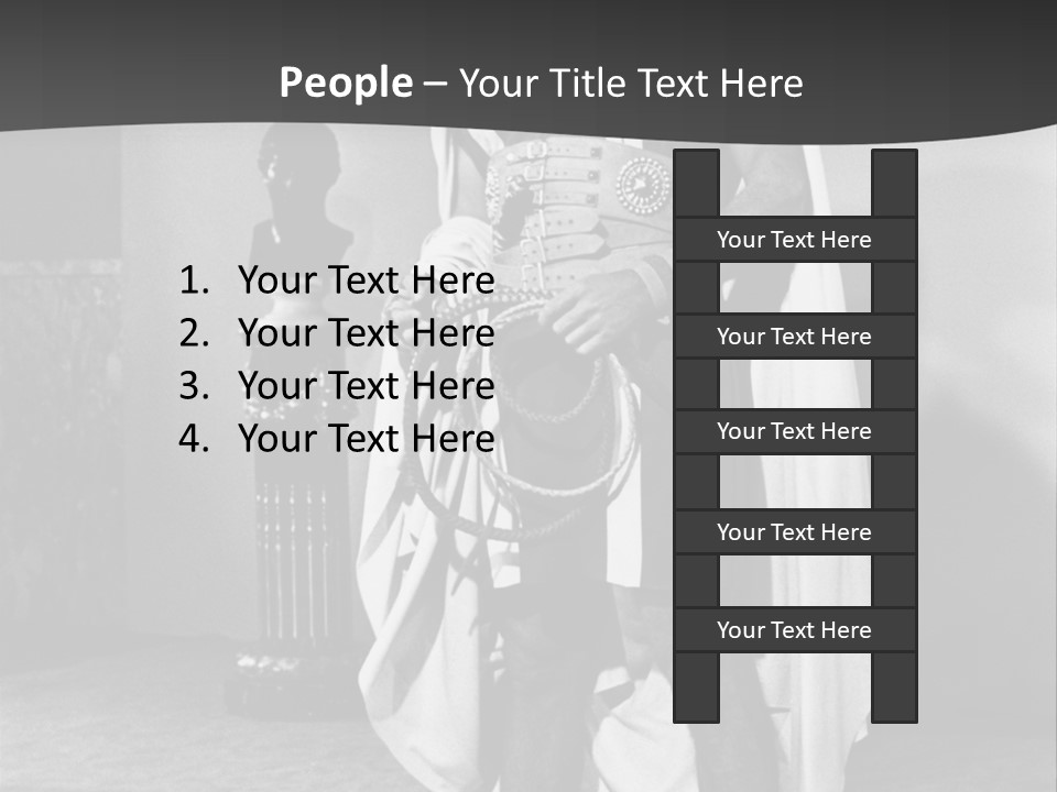 Senator Face Government PowerPoint Template