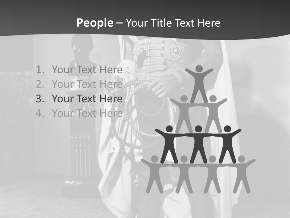 Senator Face Government PowerPoint Template