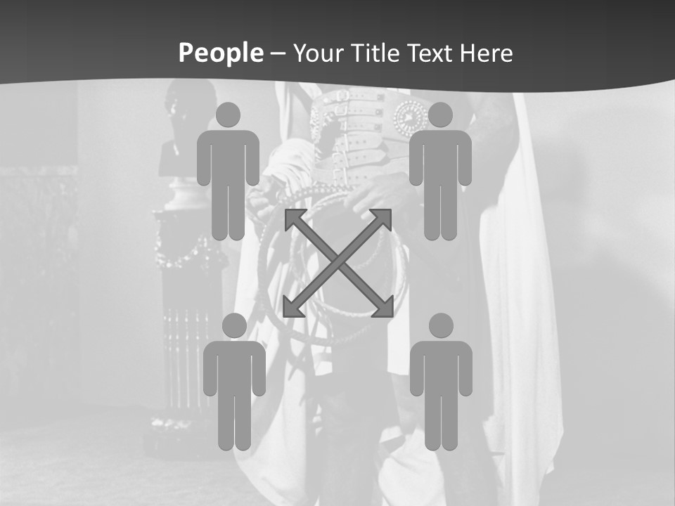 Senator Face Government PowerPoint Template