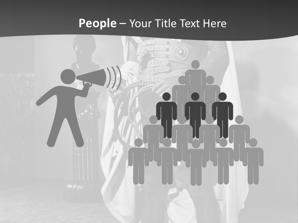 Senator Face Government PowerPoint Template