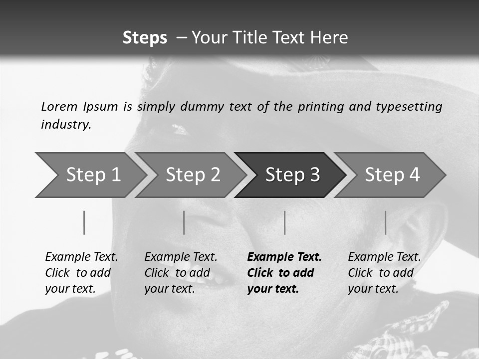Senator Government Portrait PowerPoint Template