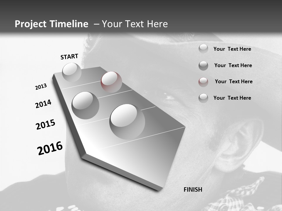 Senator Government Portrait PowerPoint Template
