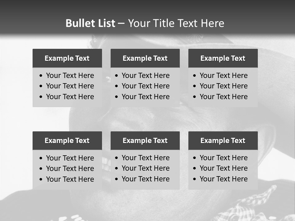 Senator Government Portrait PowerPoint Template