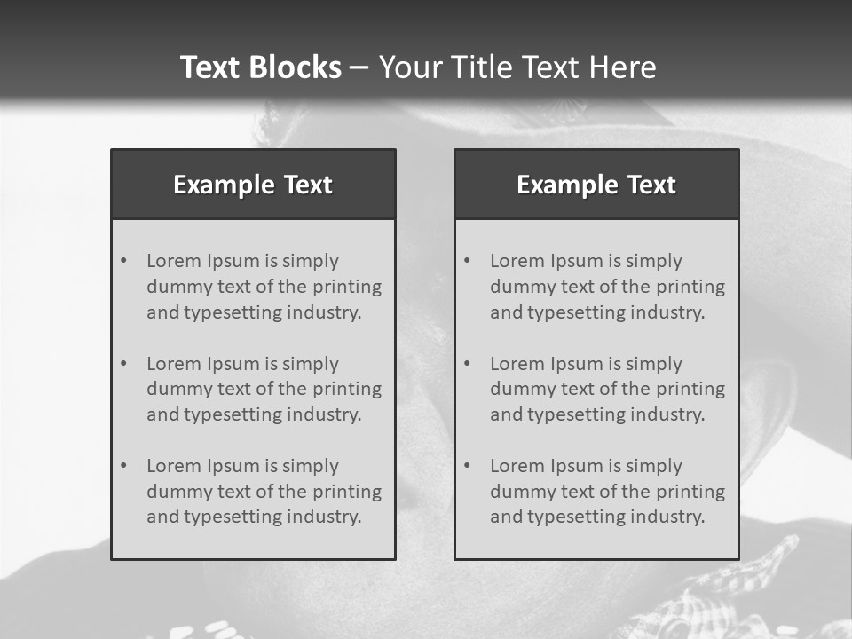 Senator Government Portrait PowerPoint Template