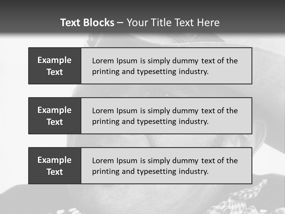 Senator Government Portrait PowerPoint Template
