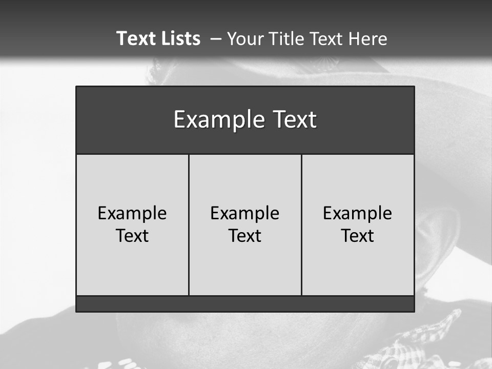 Senator Government Portrait PowerPoint Template
