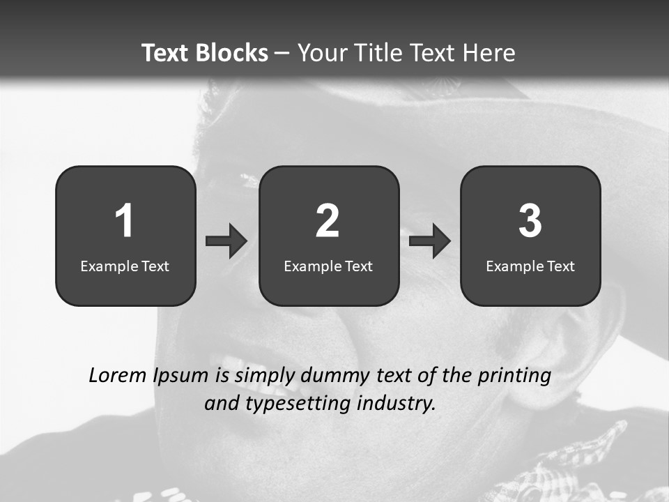 Senator Government Portrait PowerPoint Template