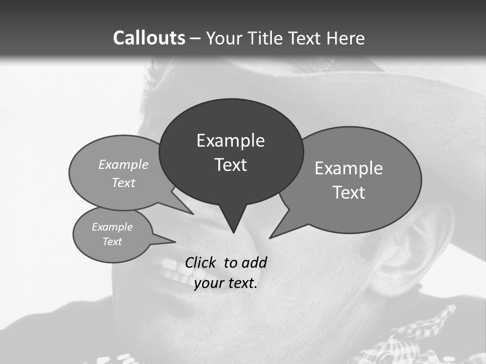 Senator Government Portrait PowerPoint Template