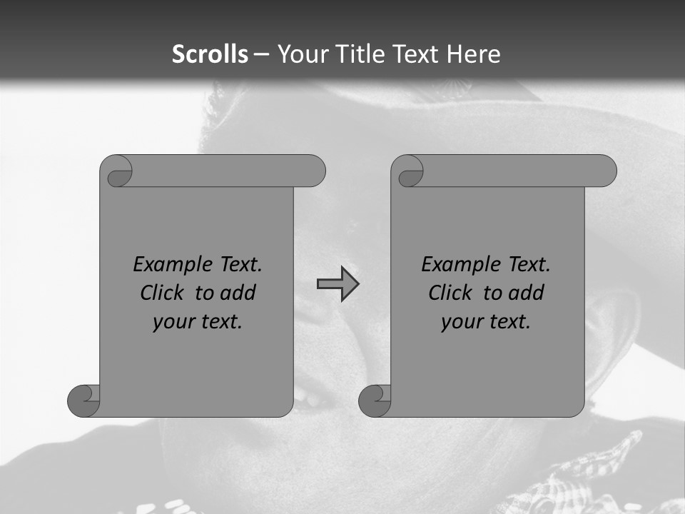 Senator Government Portrait PowerPoint Template