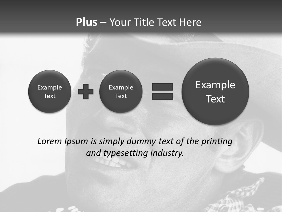 Senator Government Portrait PowerPoint Template