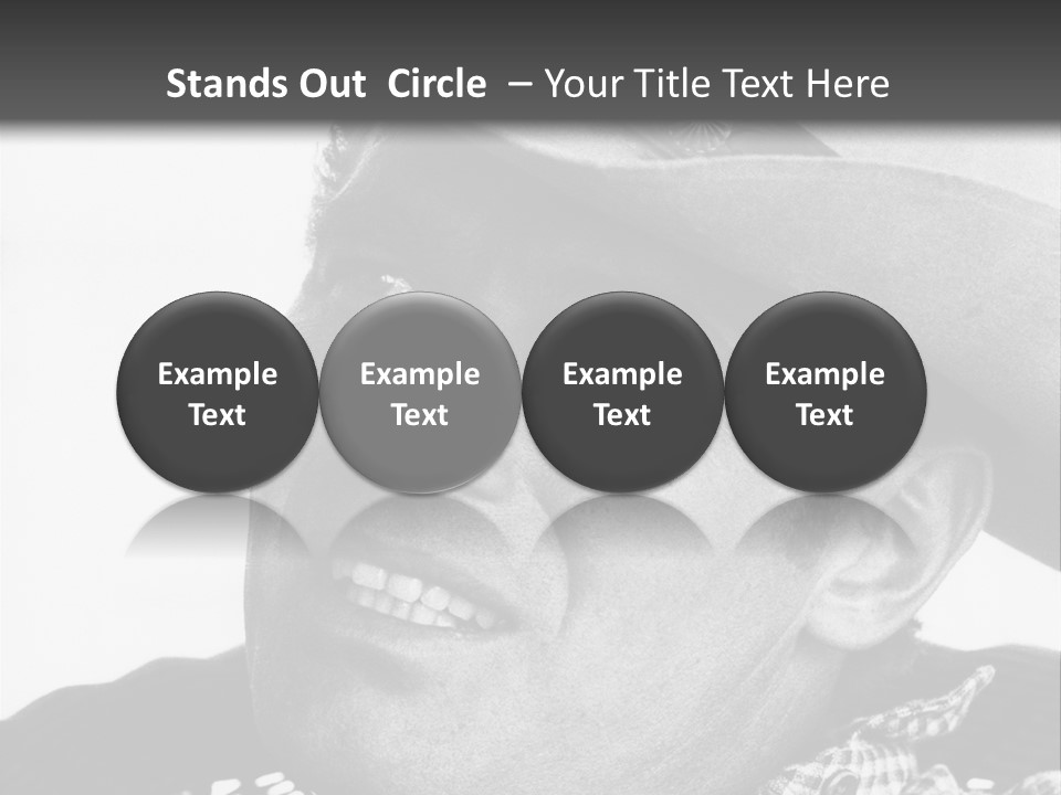 Senator Government Portrait PowerPoint Template