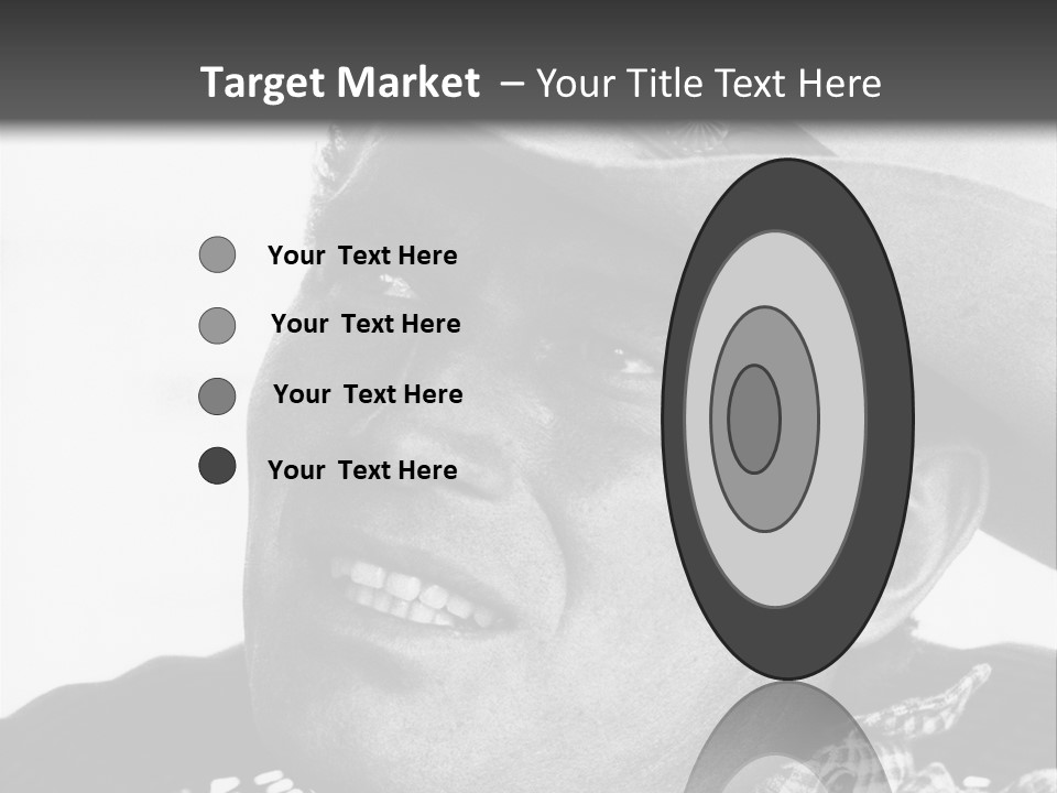 Senator Government Portrait PowerPoint Template