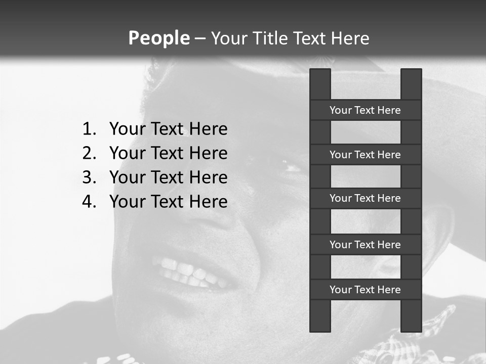 Senator Government Portrait PowerPoint Template