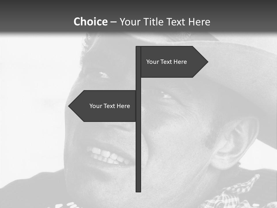 Senator Government Portrait PowerPoint Template