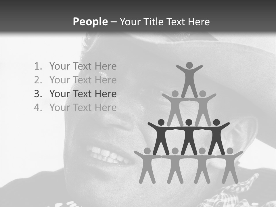 Senator Government Portrait PowerPoint Template