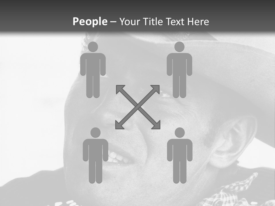 Senator Government Portrait PowerPoint Template