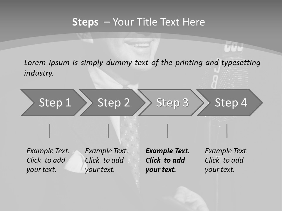 New Jersey Senator One Person PowerPoint Template