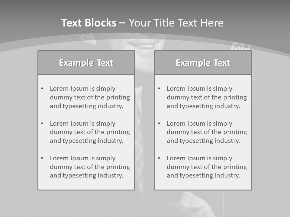 New Jersey Senator One Person PowerPoint Template