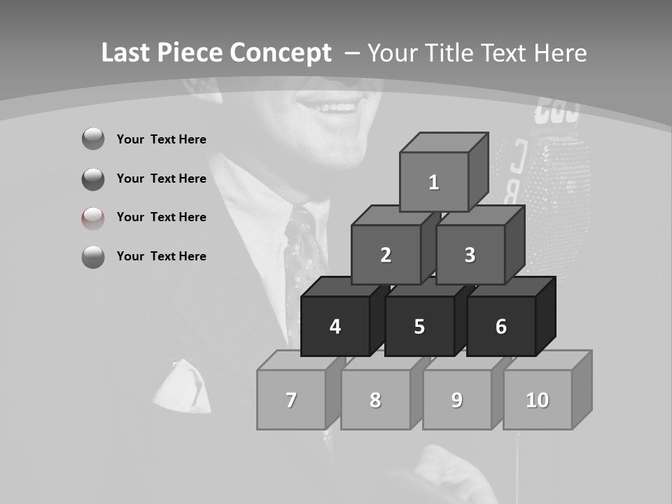 New Jersey Senator One Person PowerPoint Template