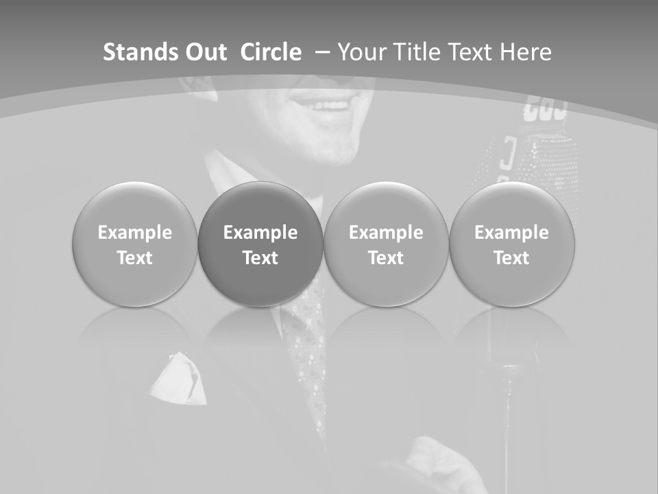 New Jersey Senator One Person PowerPoint Template