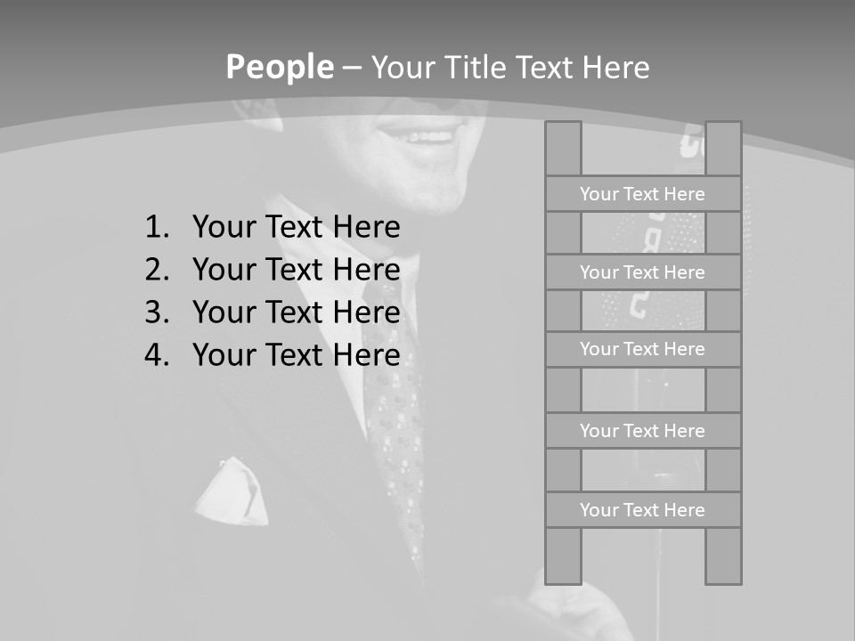 New Jersey Senator One Person PowerPoint Template