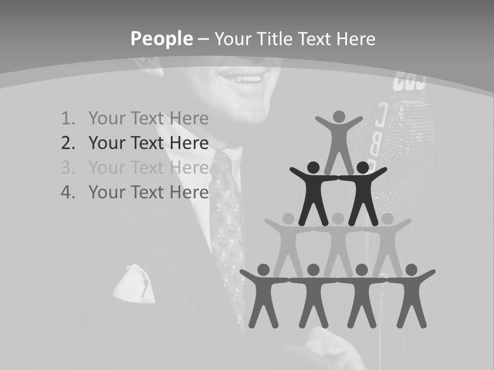 New Jersey Senator One Person PowerPoint Template