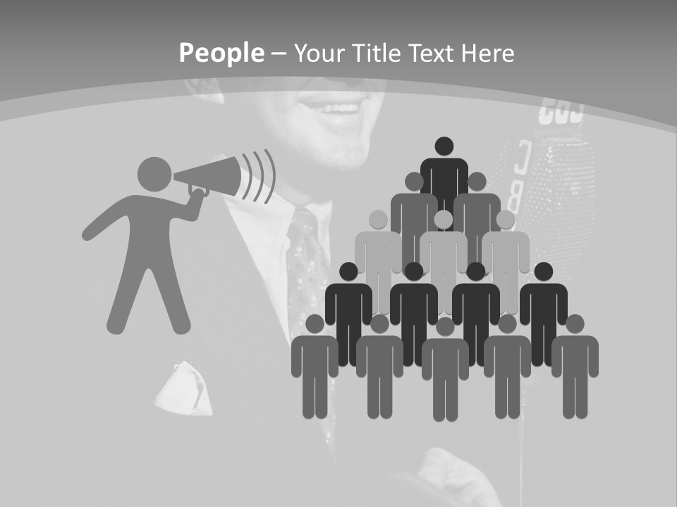 New Jersey Senator One Person PowerPoint Template