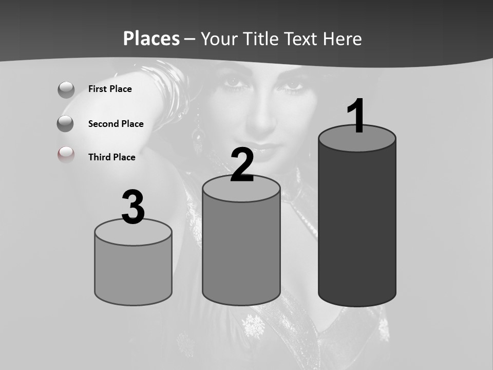 Face Portrait One Person PowerPoint Template