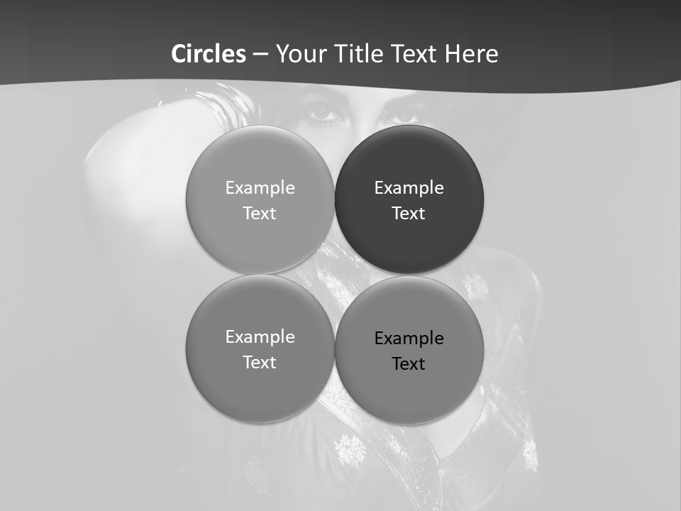 Face Portrait One Person PowerPoint Template