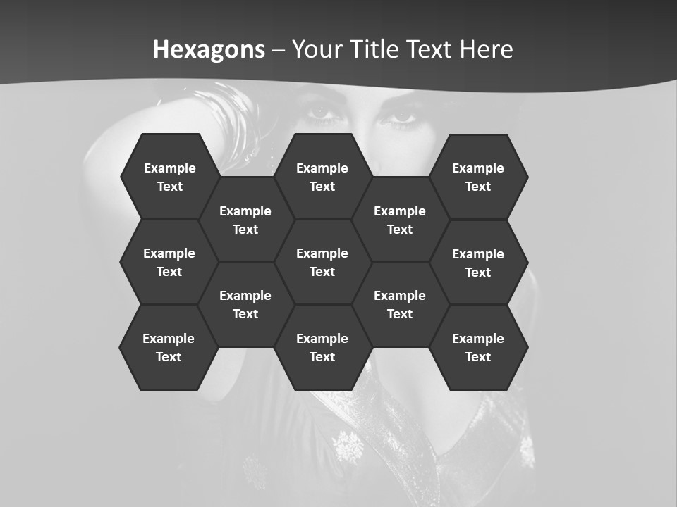 Face Portrait One Person PowerPoint Template