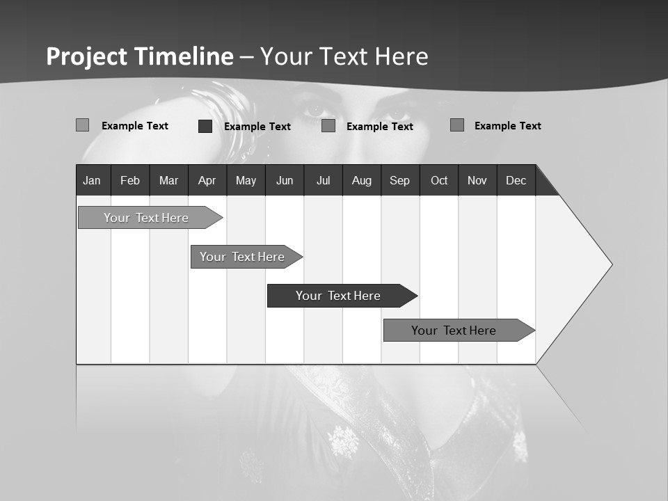 Face Portrait One Person PowerPoint Template