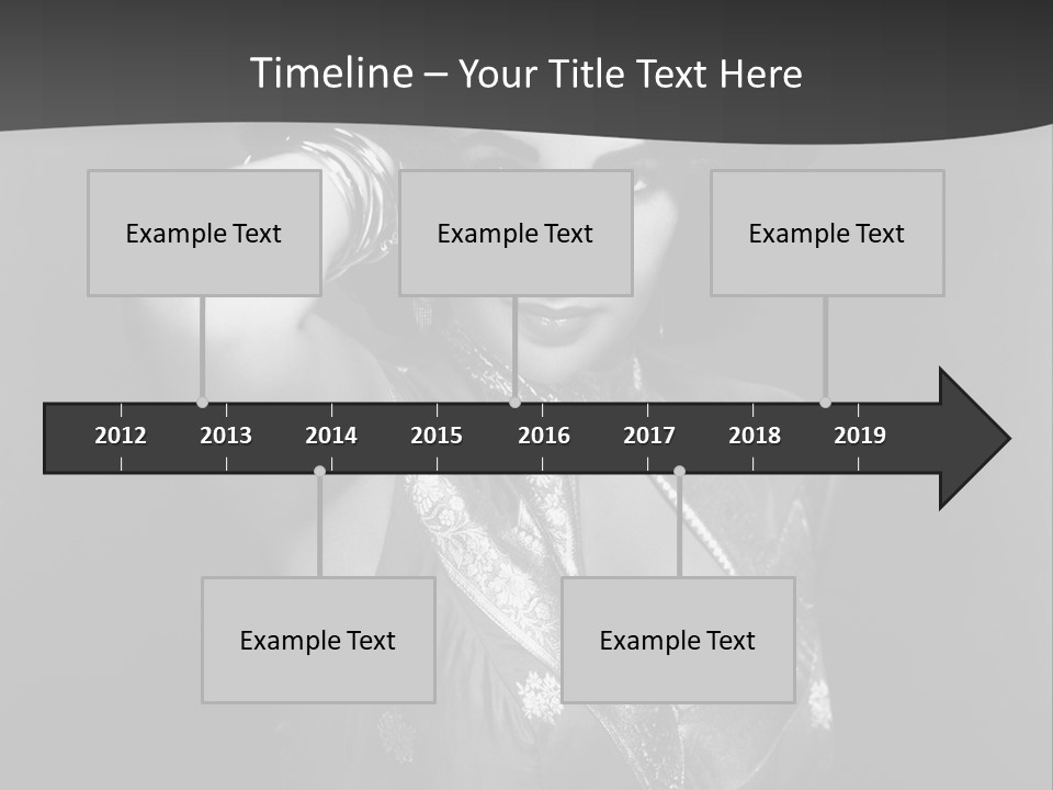 Face Portrait One Person PowerPoint Template