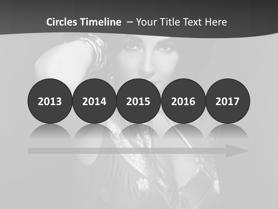 Face Portrait One Person PowerPoint Template