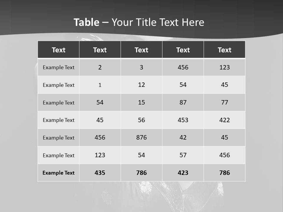 Face Portrait One Person PowerPoint Template