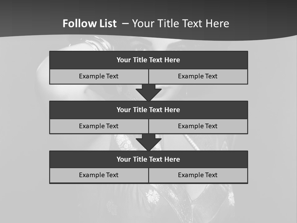 Face Portrait One Person PowerPoint Template