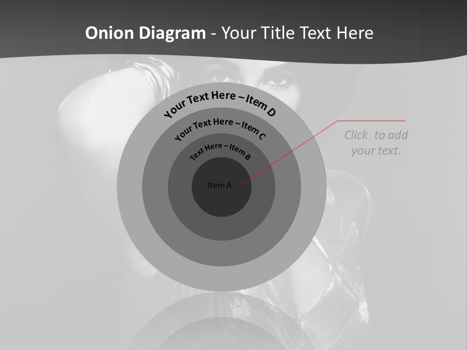 Face Portrait One Person PowerPoint Template
