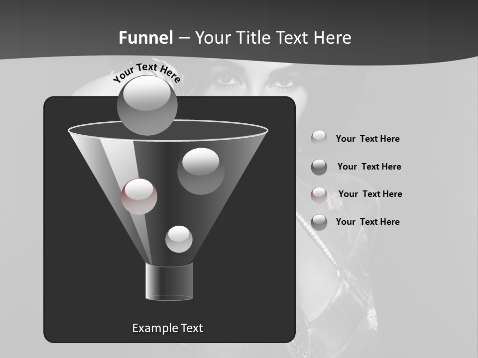 Face Portrait One Person PowerPoint Template