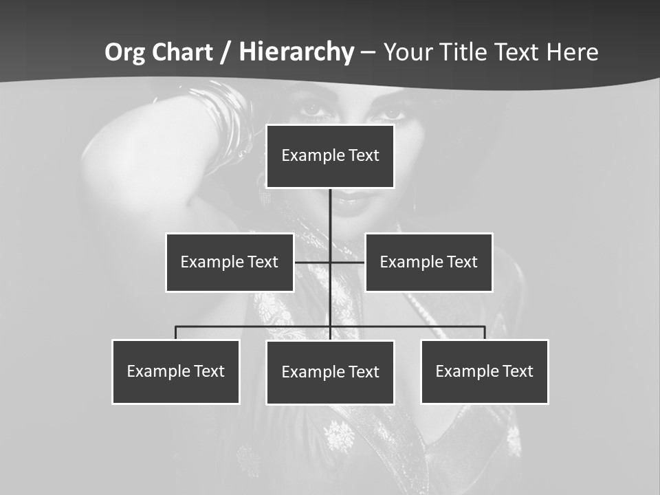 Face Portrait One Person PowerPoint Template