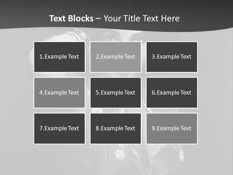Face Portrait One Person PowerPoint Template