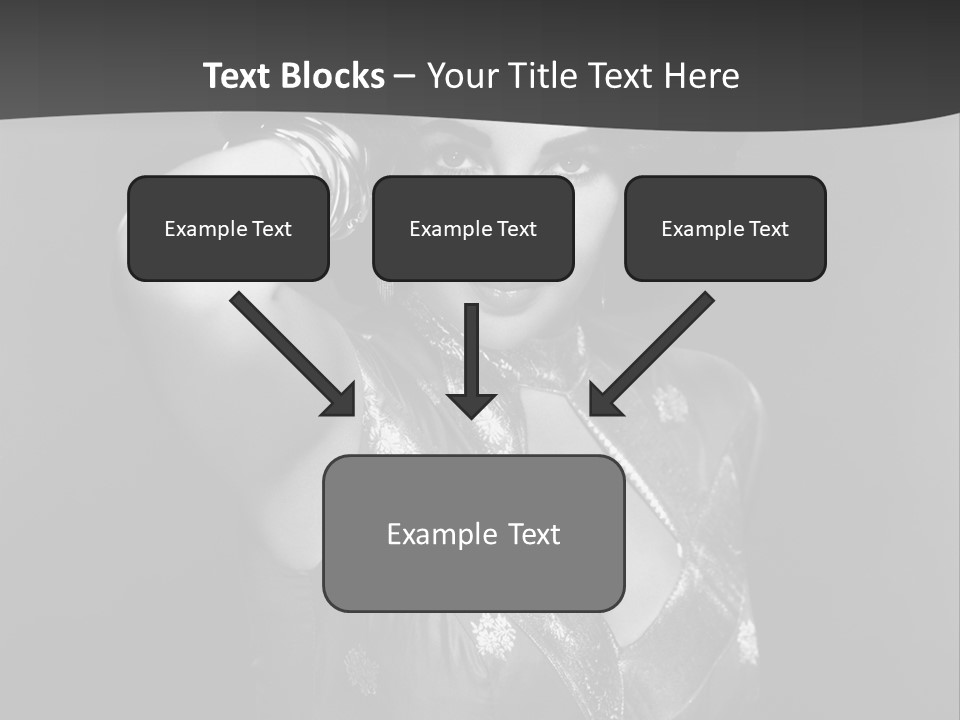 Face Portrait One Person PowerPoint Template