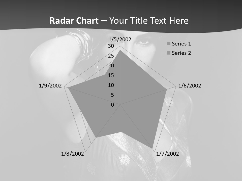 Face Portrait One Person PowerPoint Template