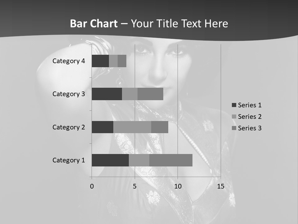 Face Portrait One Person PowerPoint Template