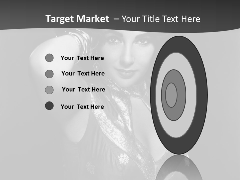 Face Portrait One Person PowerPoint Template