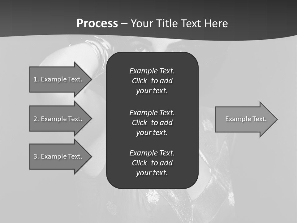 Face Portrait One Person PowerPoint Template
