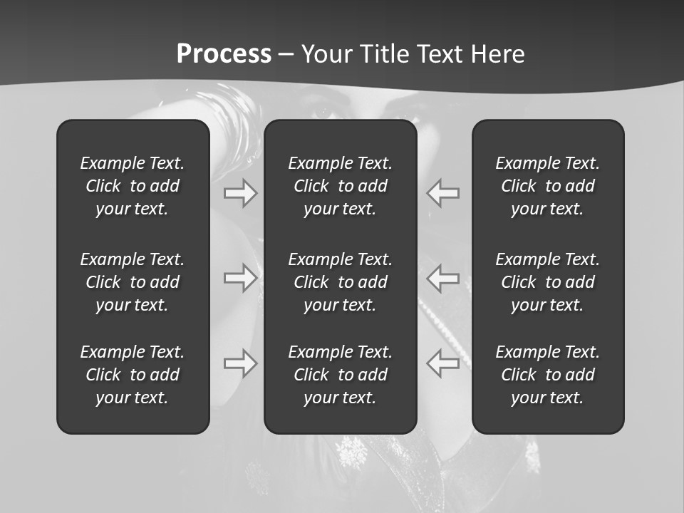 Face Portrait One Person PowerPoint Template